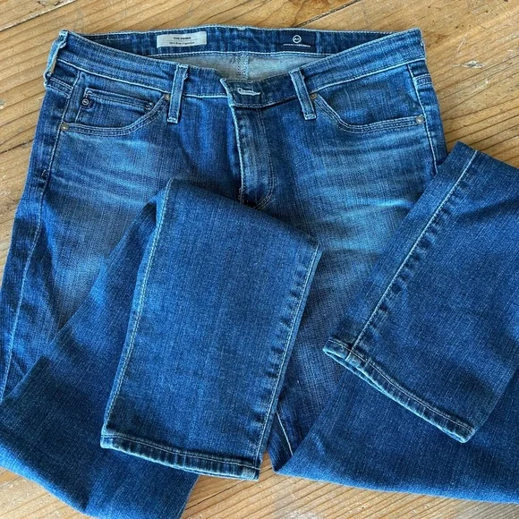 AG The Prima Mid-Rise Cigarette jeans 28R - Picture 2 of 4